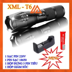 đèn pin led siêu sáng leo núi cắm trại