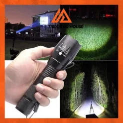 đèn pin led siêu sáng leo núi cắm trại