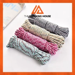 Cuộn dây dù đa năng nhiều màu, dây cột lều dã ngoại, dây phơi quần áo