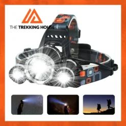 Đèn pin đội đầu 3 bóng LED siêu sáng