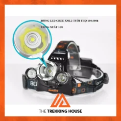 Đèn pin đội đầu 3 bóng LED siêu sáng
